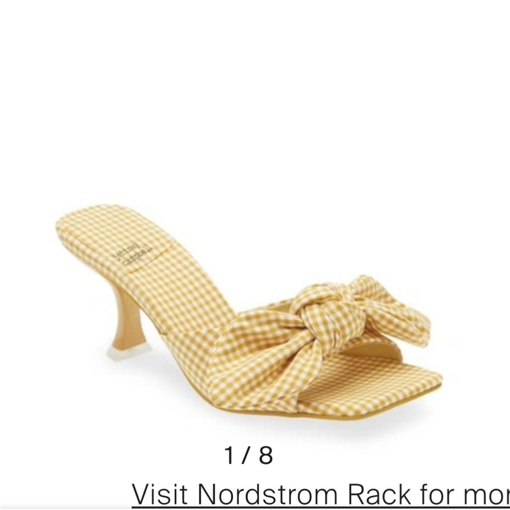 Jeffrey Campbell yellow shoes
